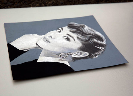 人物肖像画製作実際の作品 人物肖像画.広島県,広島市,福山市,呉市インテリアアート.